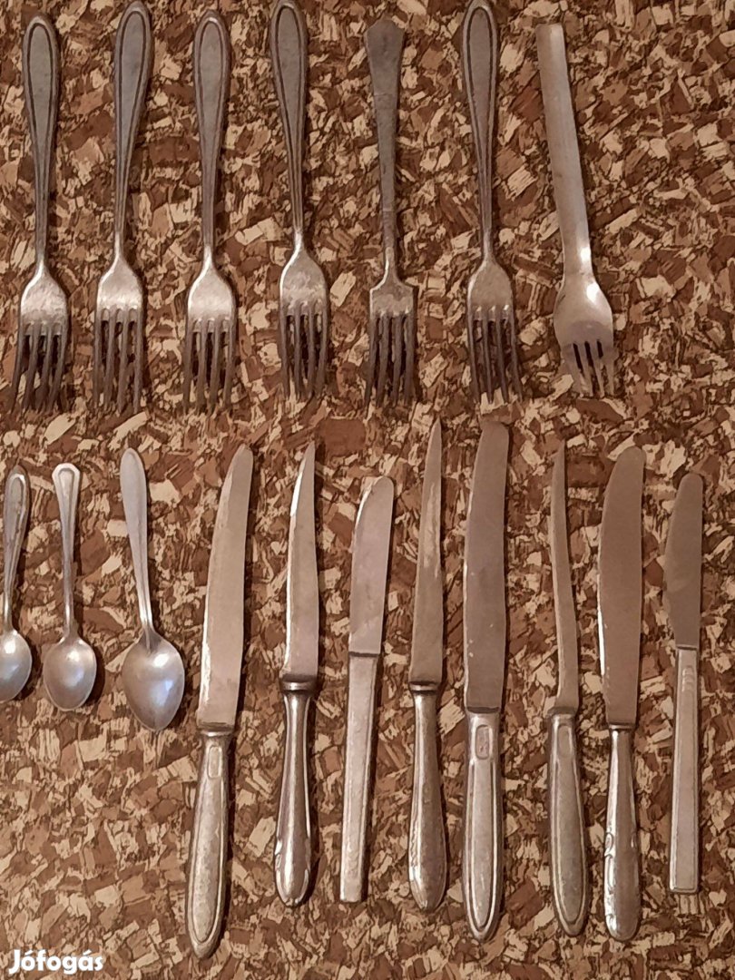 Régi, használt evőeszközök