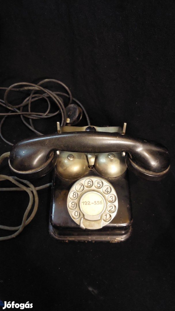 Régi, ritkább tárcsás bakelit telefon