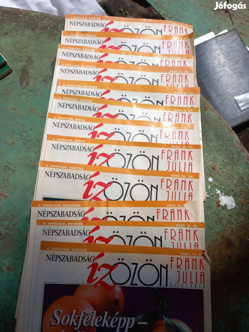 Régi a Népszabadság újság recept melléklete 6db-os csomagba