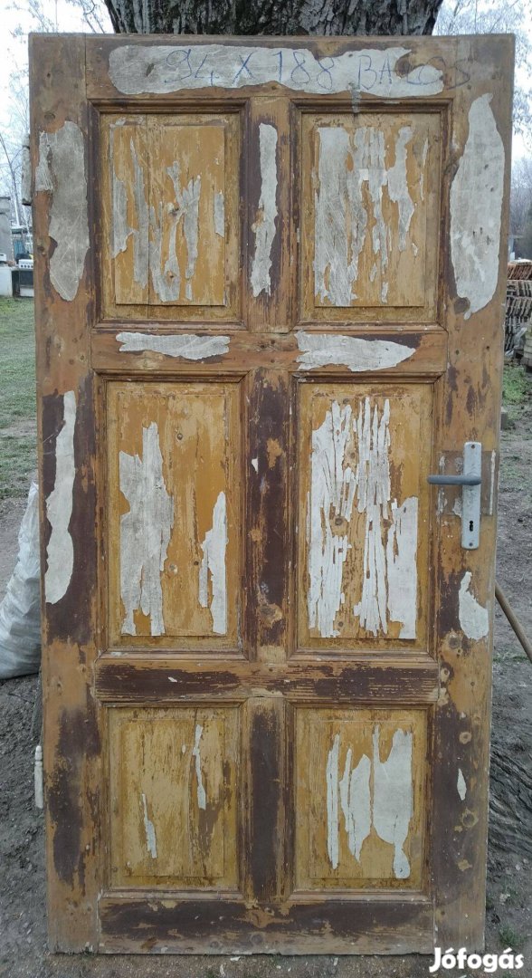 Régi antik ajtó lap
