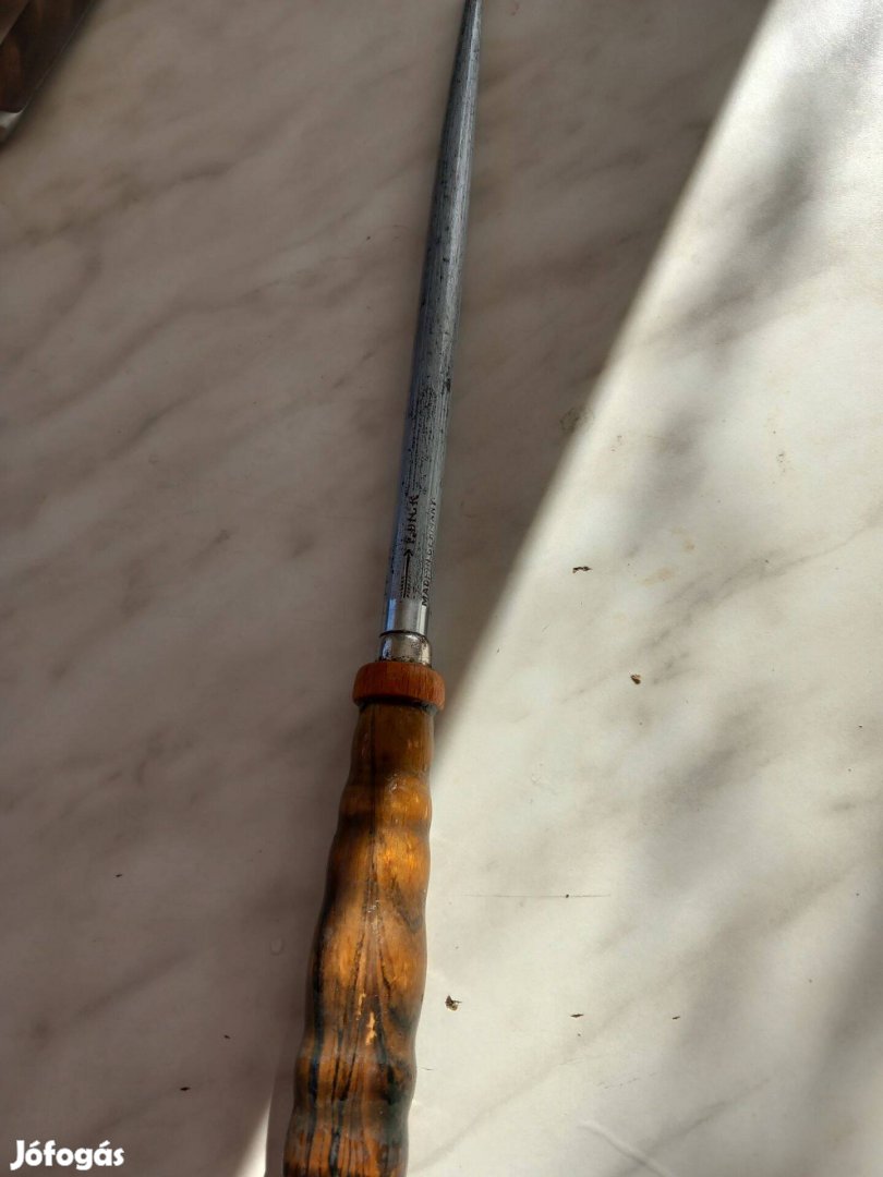 Régi antik késélező acél Német Dick márka