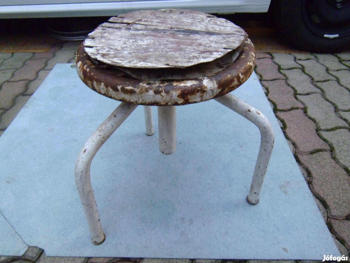 Régi antik orvosi szék vizsgáló szék állítható