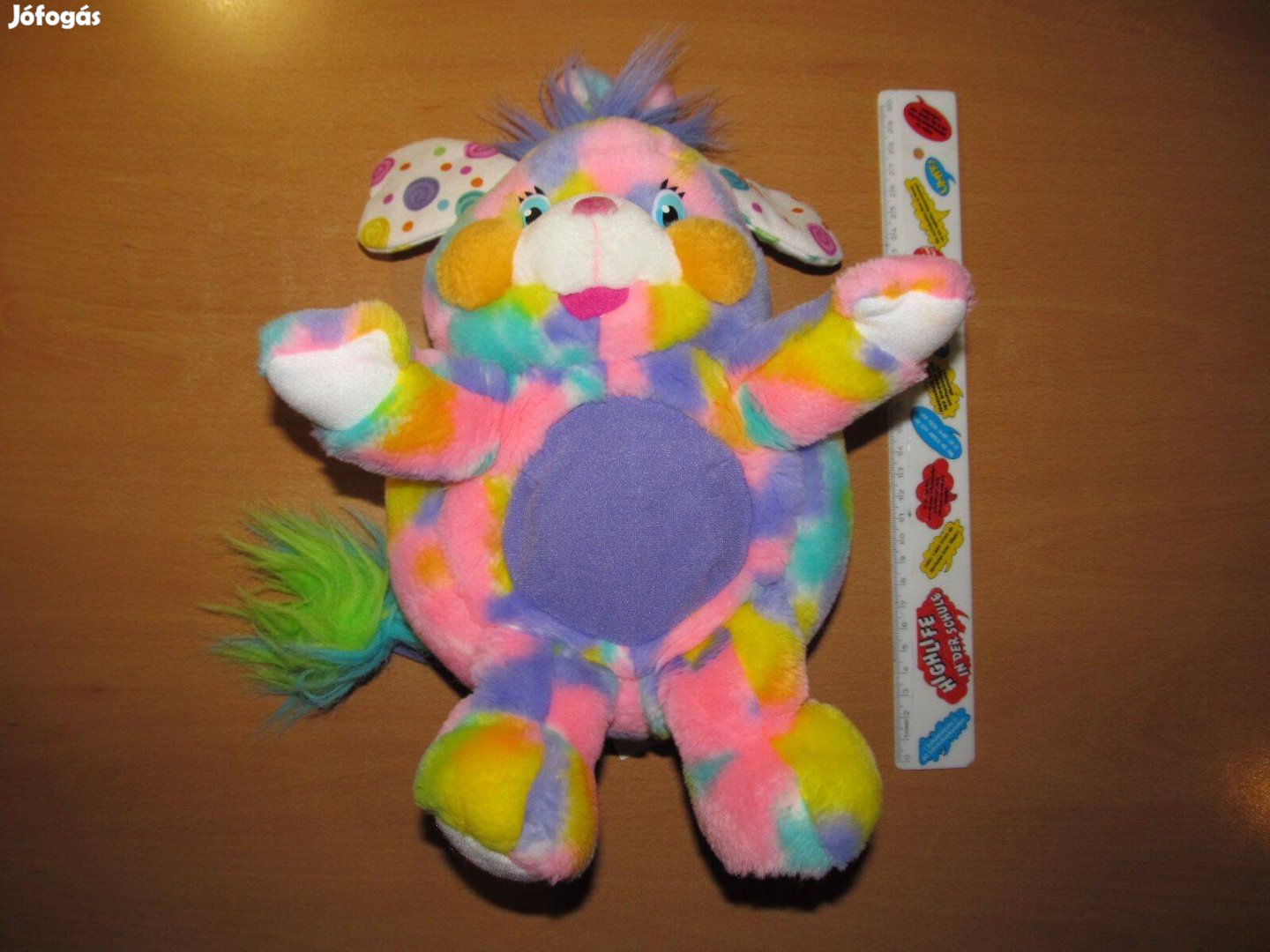 Régi átalakítható Popples plüss figura: Pixie Doodle (2001, Toymax)