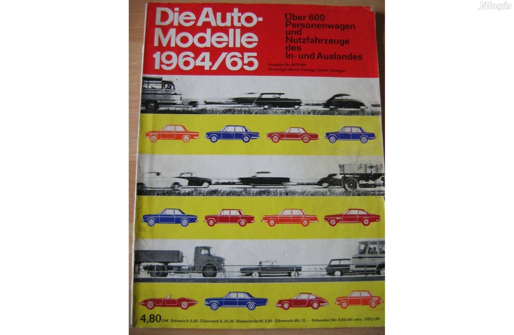 Régi autó katalógus eladó