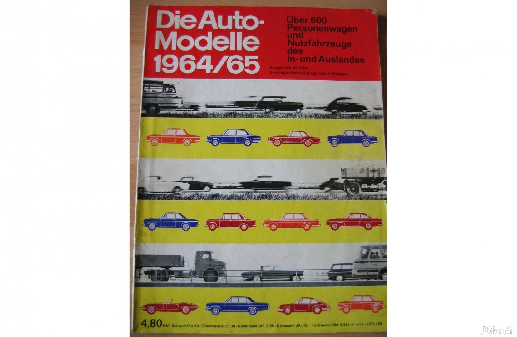 Régi autó katalógus eladó