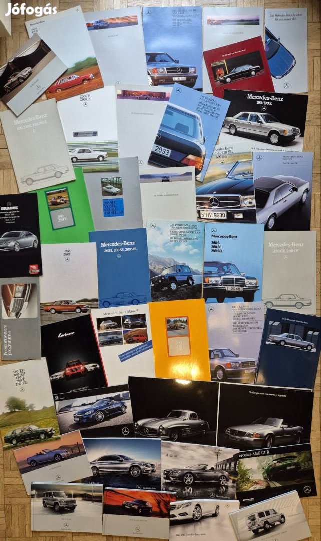 Régi auto prospektus katalógus kiadványok OT Veterán 