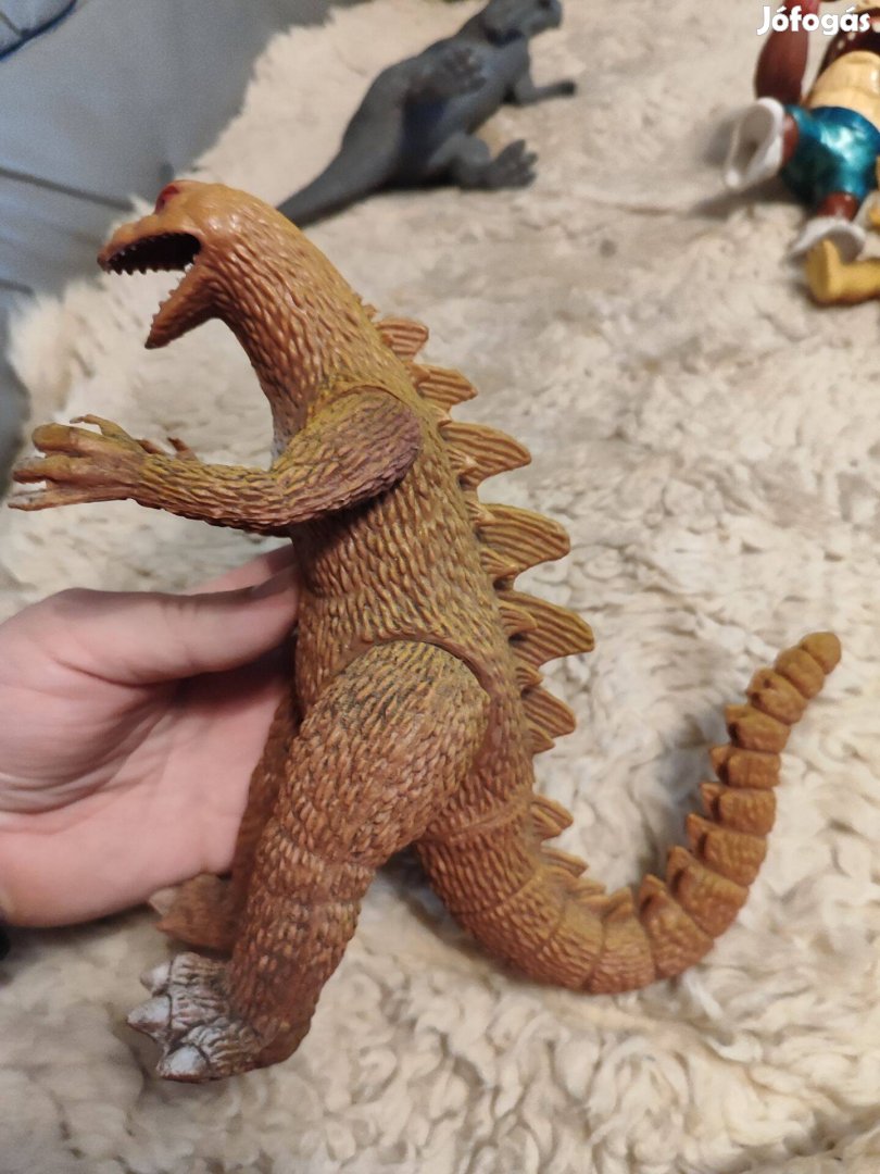 Régi az 1986 ból Való Godzilla figura, retró, nagyobb méret