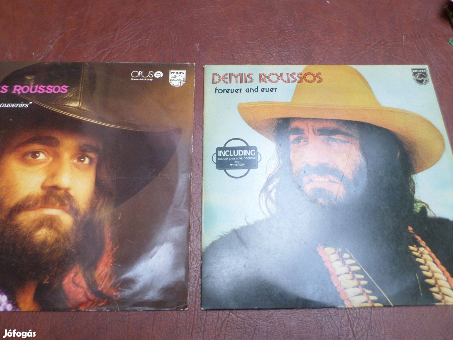 Régi bakelit lemez Demis Roussos 2 db