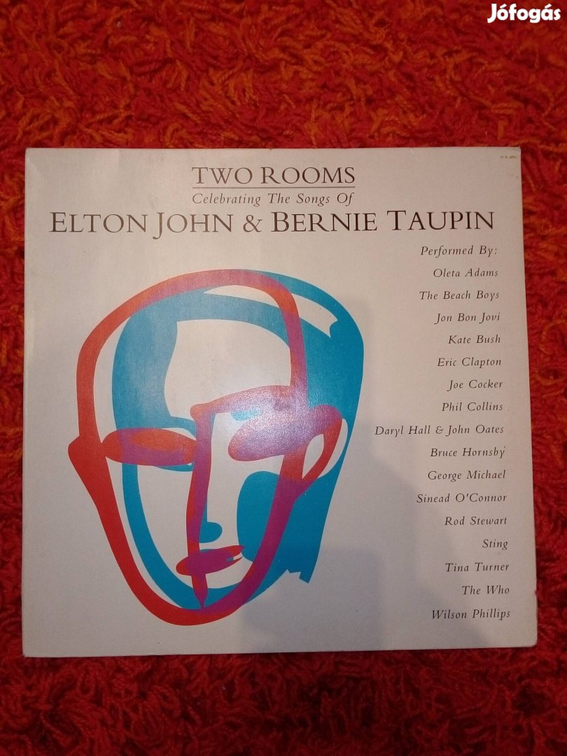 Régi bakelit lemez Elton John & Bernie Taupin
