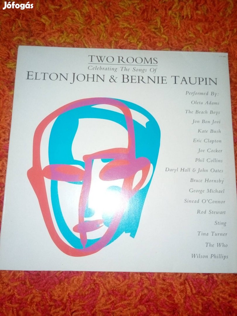 Régi bakelit lemez lemezek Elton John & Bernie Taupin