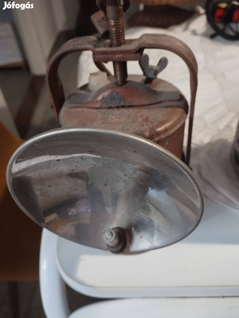 Régi bányász karbid lampa6