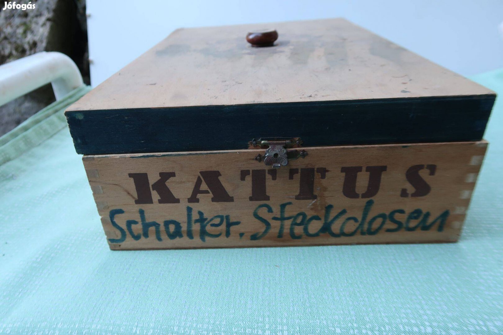 Régi bonbonos fadoboz 40x 25cm