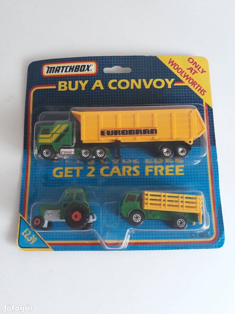 Régi bontatlan convoy matchbox szett