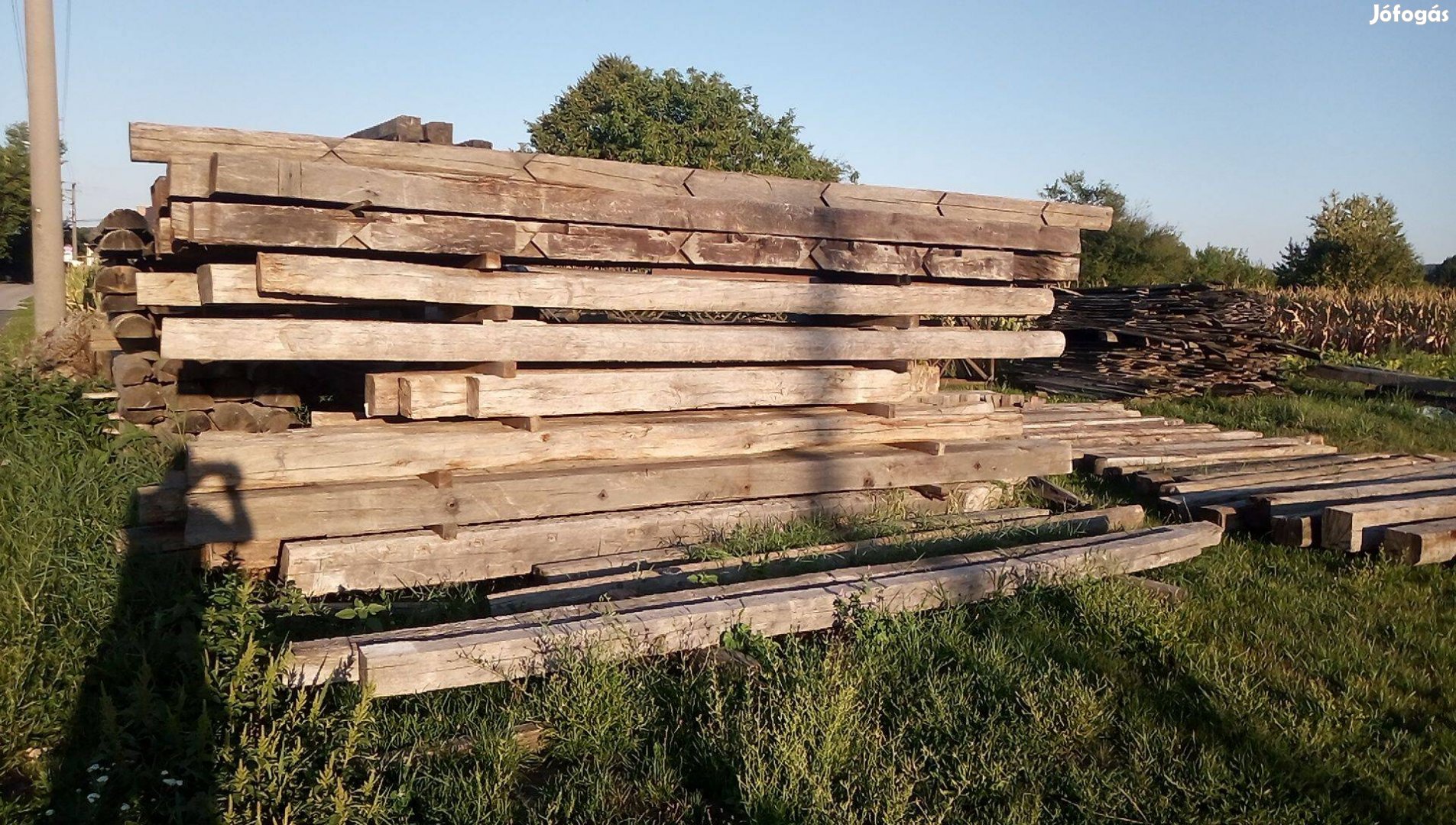 Régi bontott tölgy gerendák