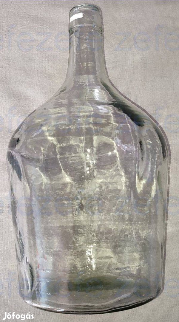 Régi boros demizson üveg palack (1.)