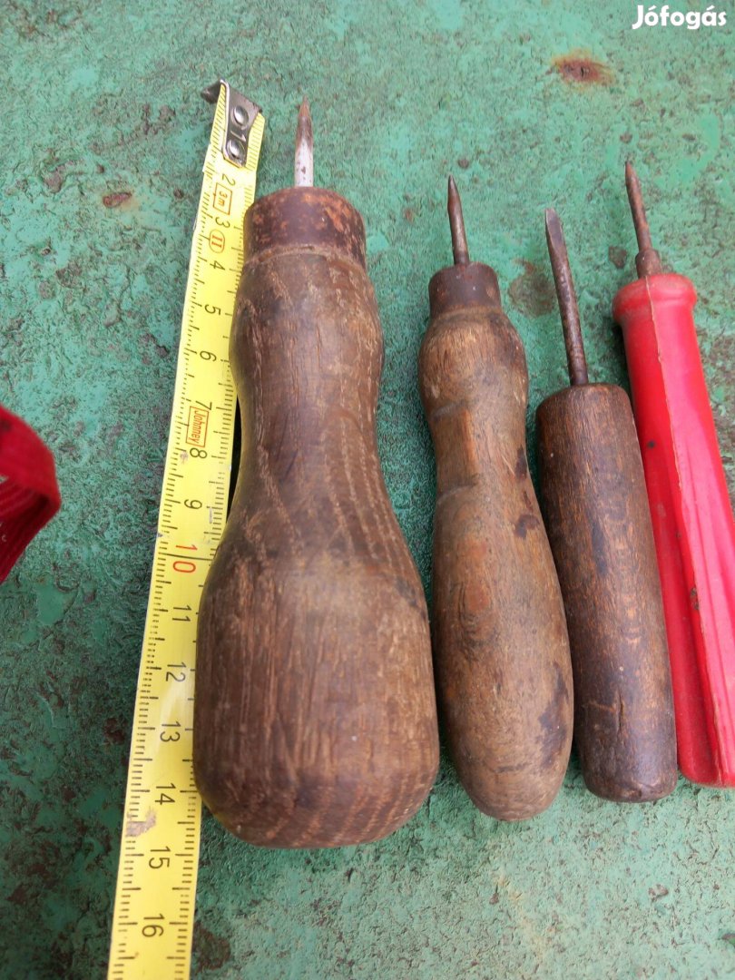 Régi cipész kézi szerszámok cipész ár fa nyéllel