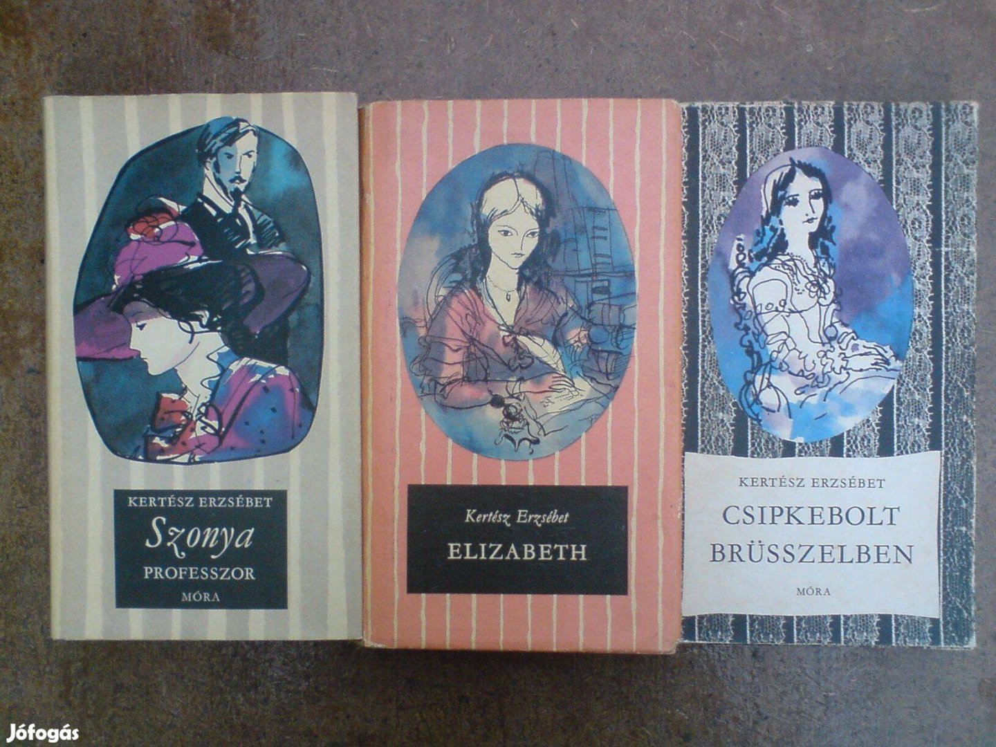 Régi csíkos könyvek Kertész Erzsébet kötetei 3 db