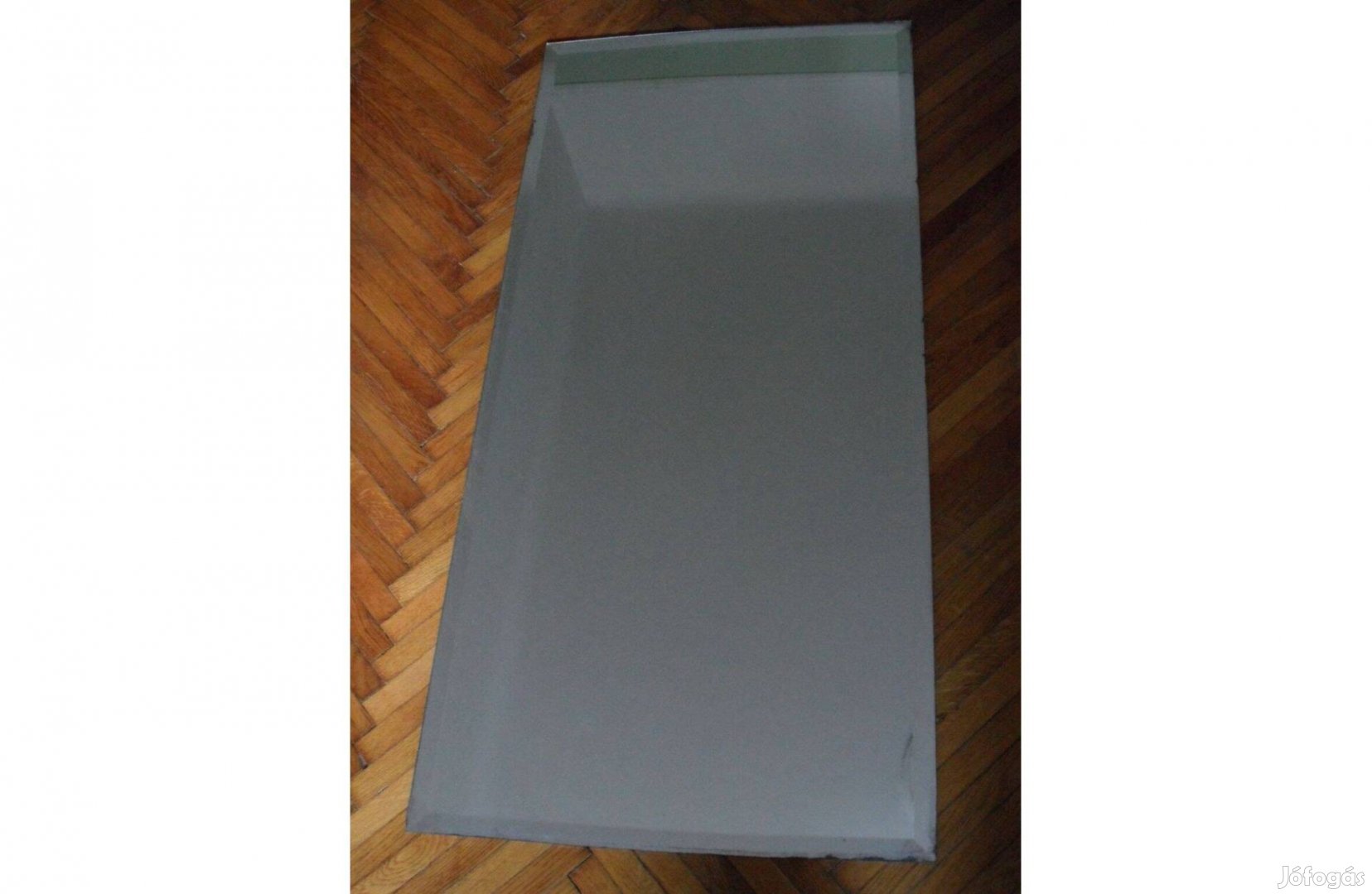 Régi csiszolt szekrény tükör ( 53 cm x 113 cm )