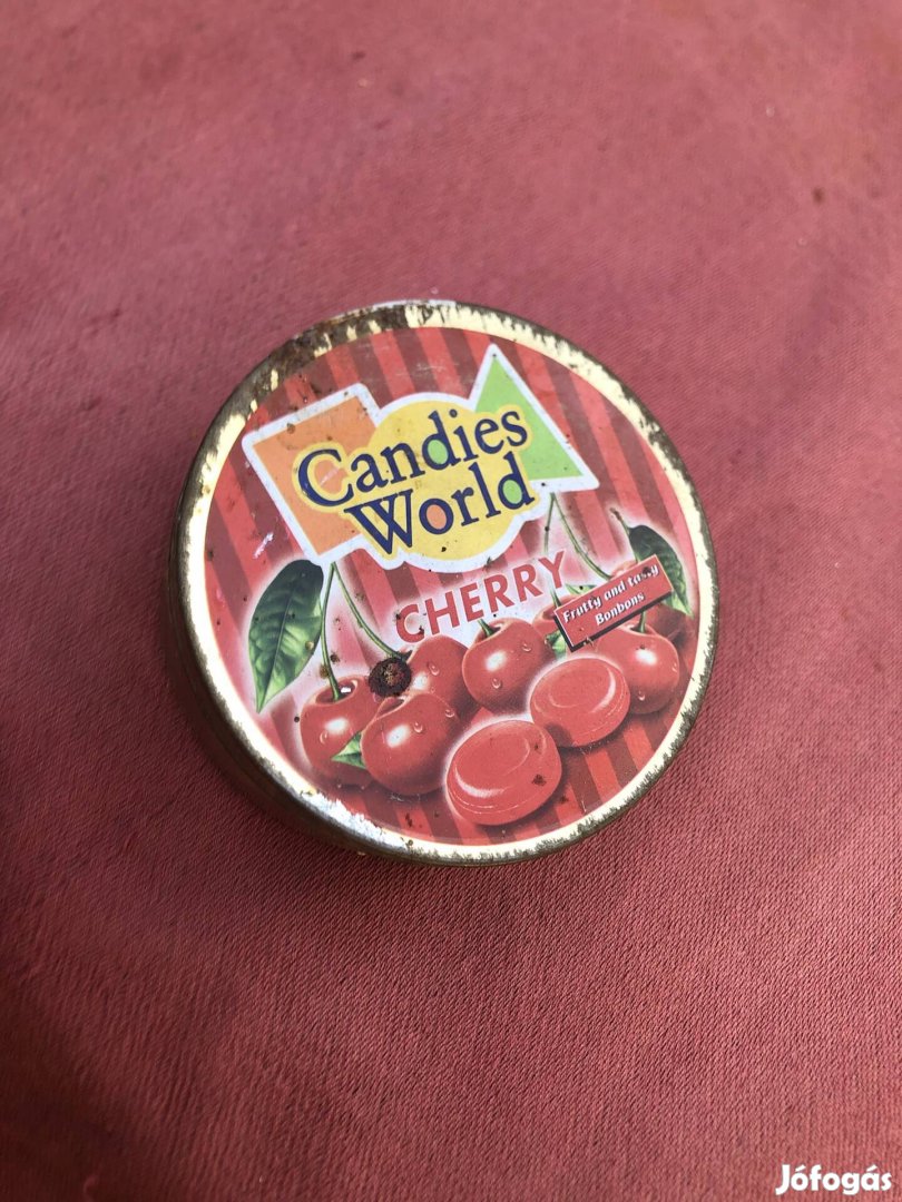 Régi cukorkás fémdoboz 1000 Ft