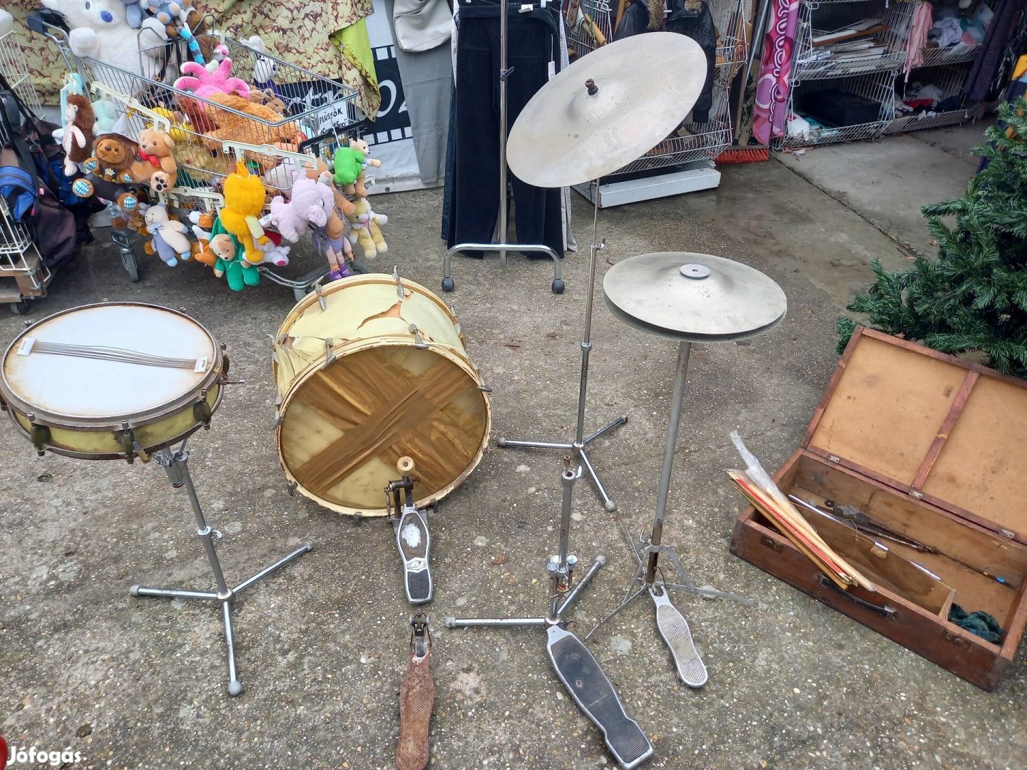 Régi dob felszerelés