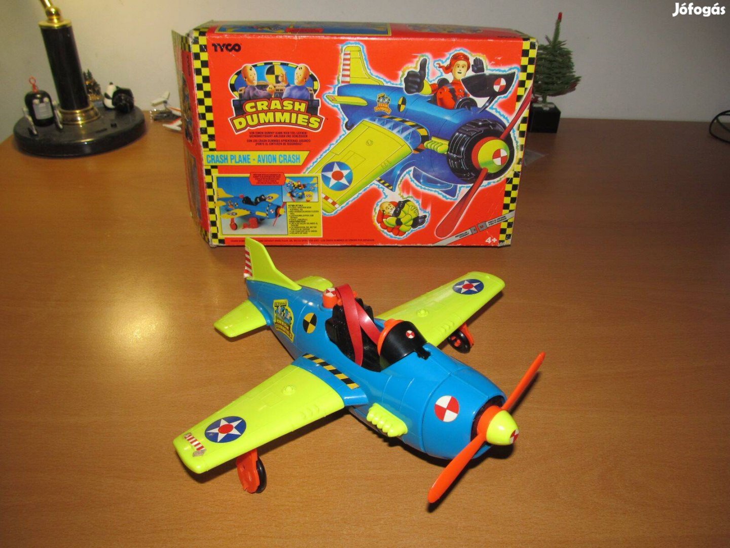 Régi dobozos Crash Dummies járgány repülő Tyco, 1992