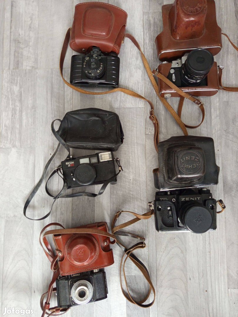 Régi fényképezőgép csomag