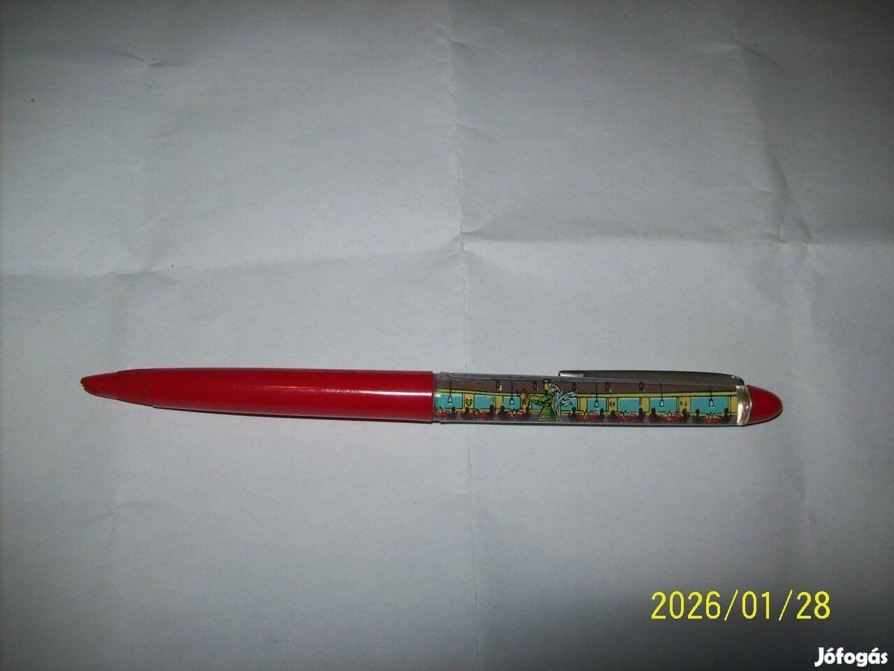 Régi folyadékos úszó toll-Grúz tea