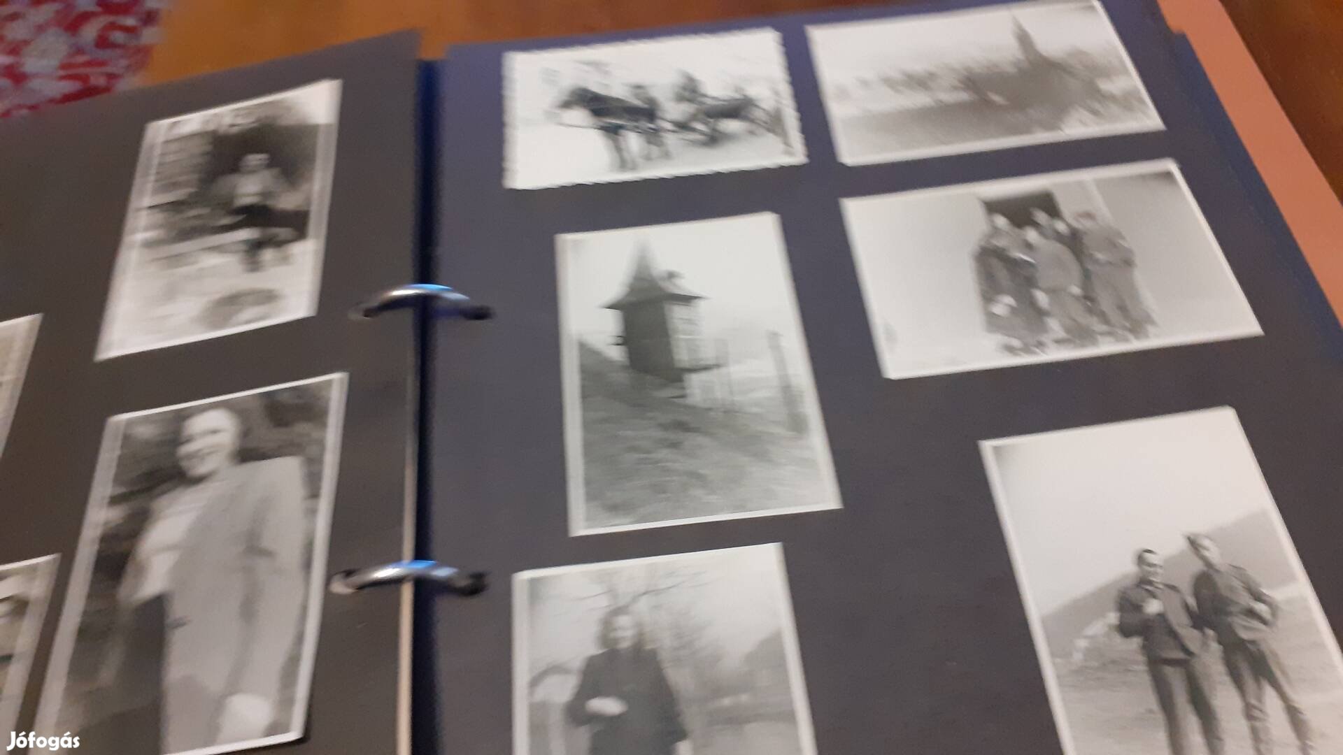 Régi foto fénykép album sok kép ebből 78 katona foto