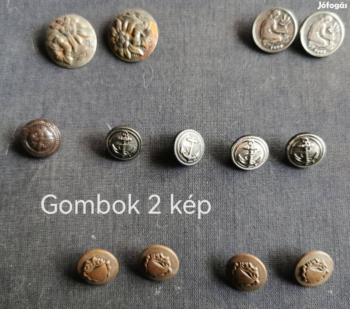 Régi gomb gyűjtemény