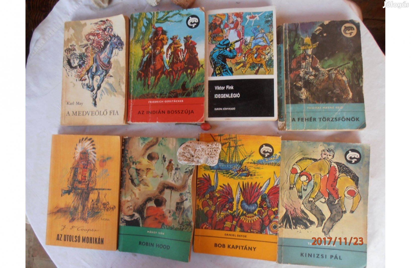 Régi indián regény, Karl May könyv 5 darabonként 2500