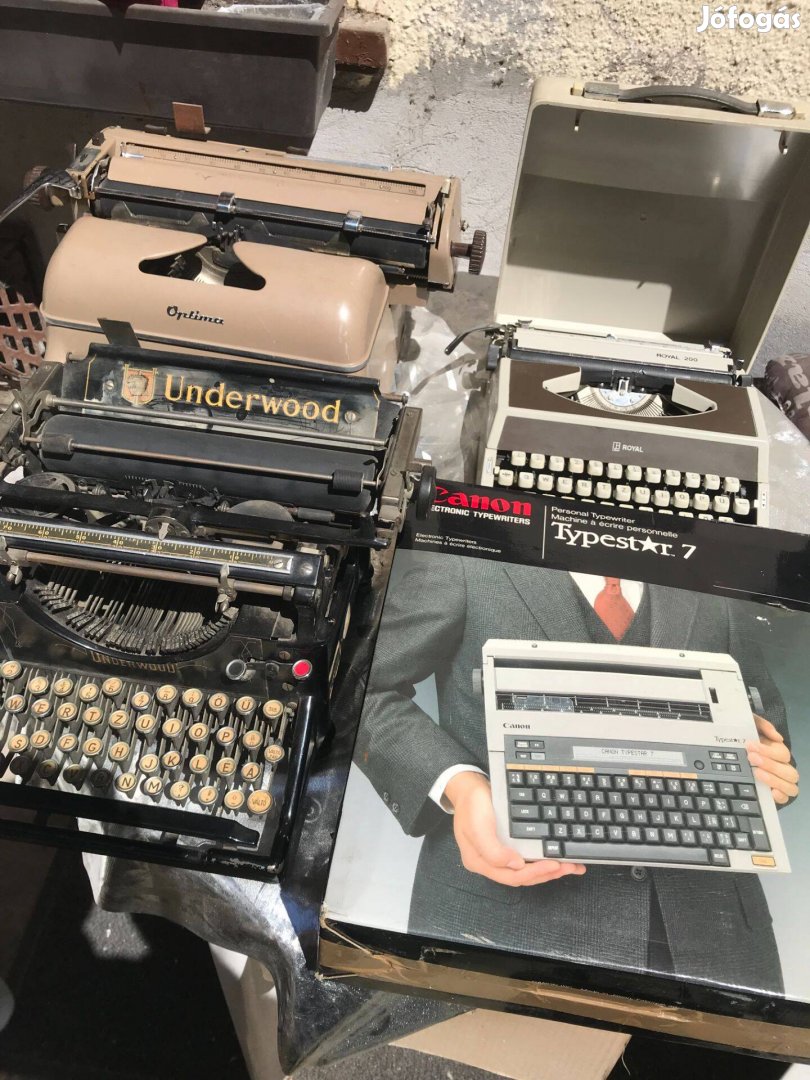 Régi írógépek