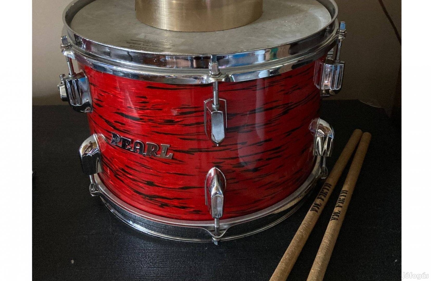 Régi japán dob felső tam Pearl Outfit 12x8" méret Remo Sound Master