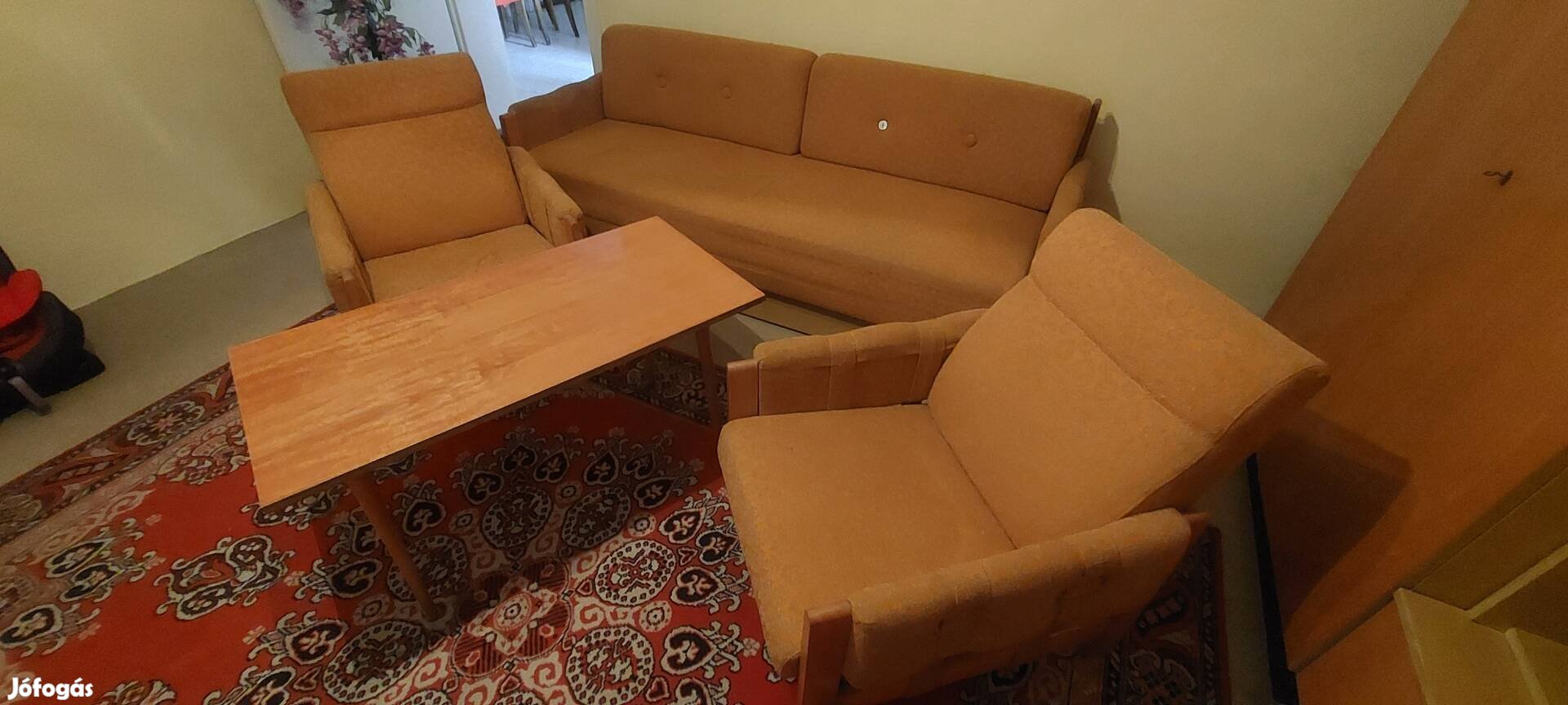 Regi kanapé + 2 fotel