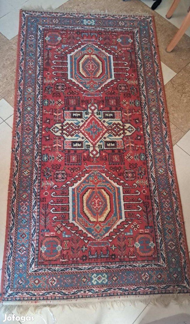 Régi kaukázusi szőnyeg Mérete: 178x90 cm