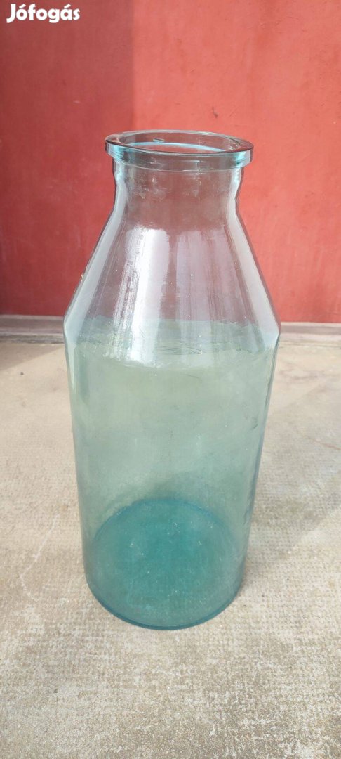 Régi kék befőttes üveg