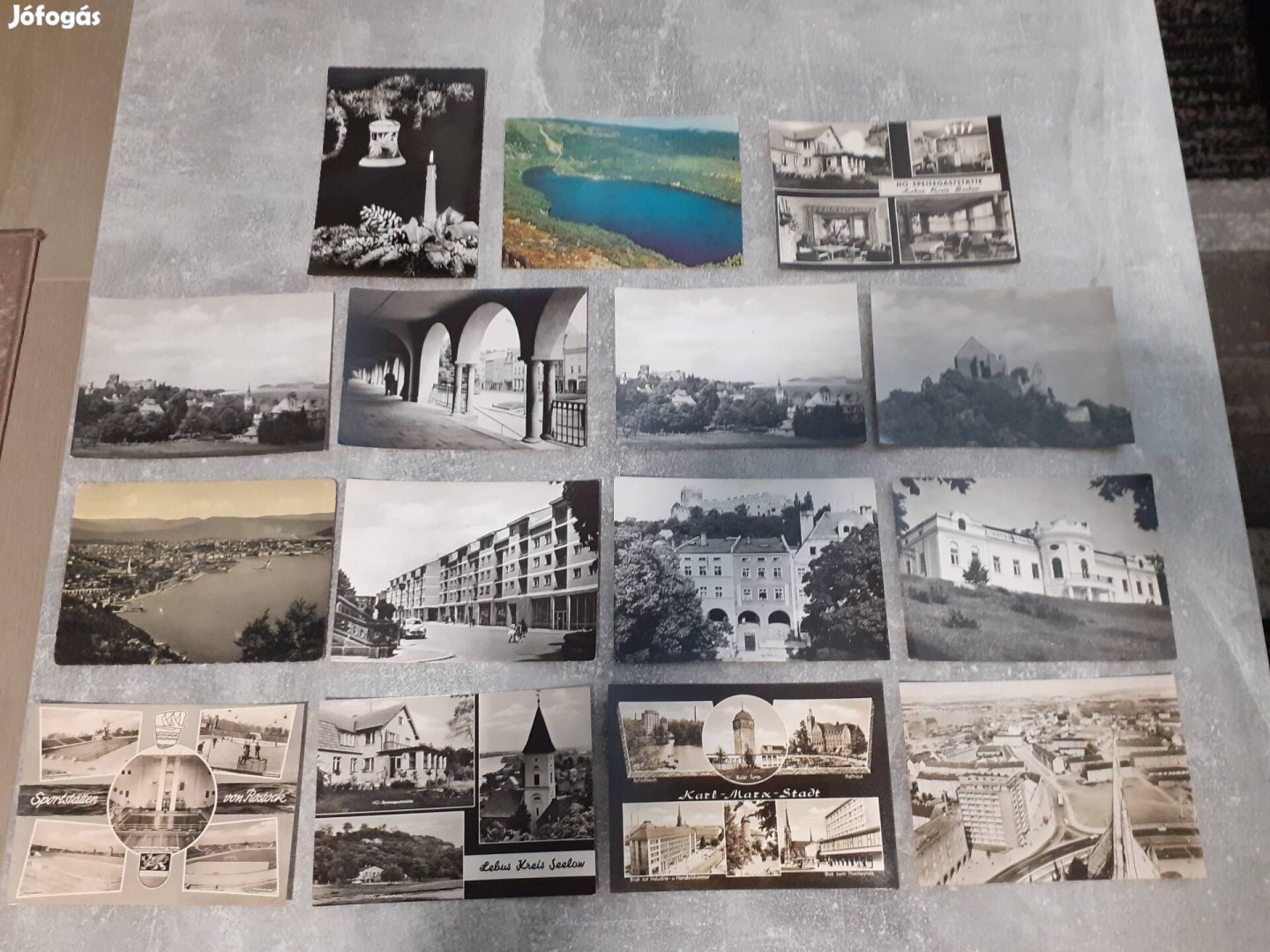 Régi képeslapok 25db. egyben gyűjteménybe
