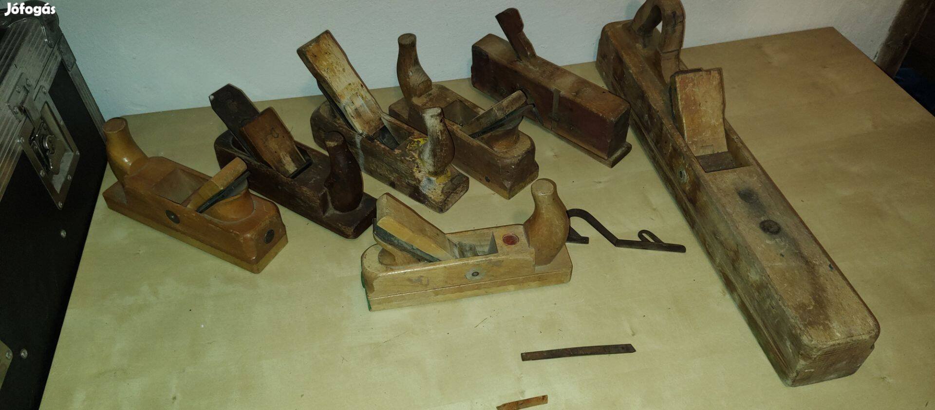 Régi kézi gyalu, gyaluk egyben 7db