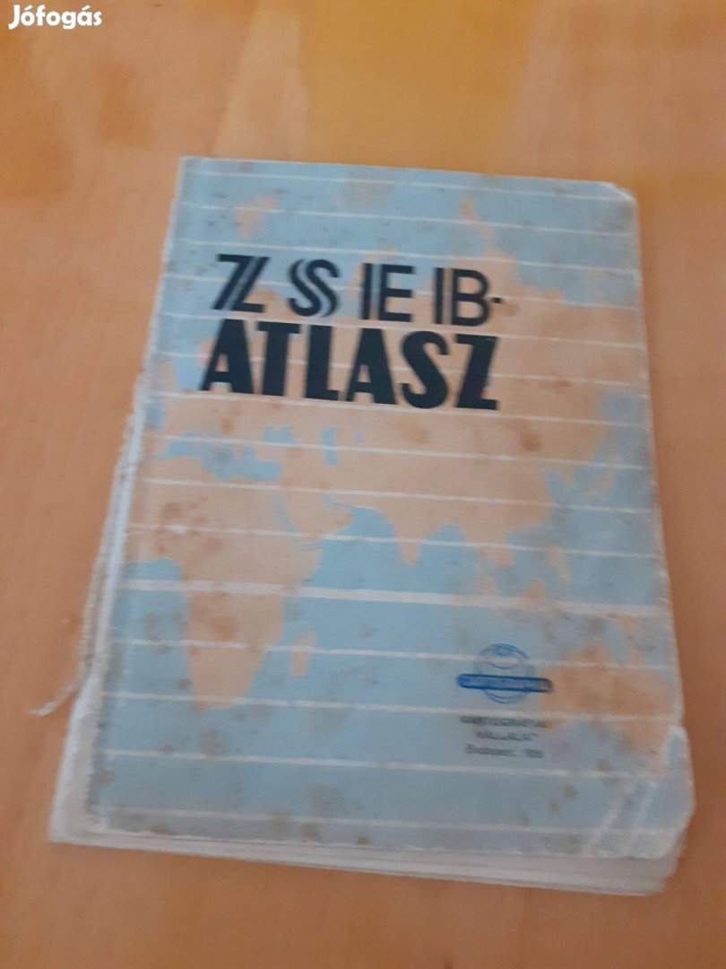 Régi kis Zseb Atlasz kartográfiai Váll 1958