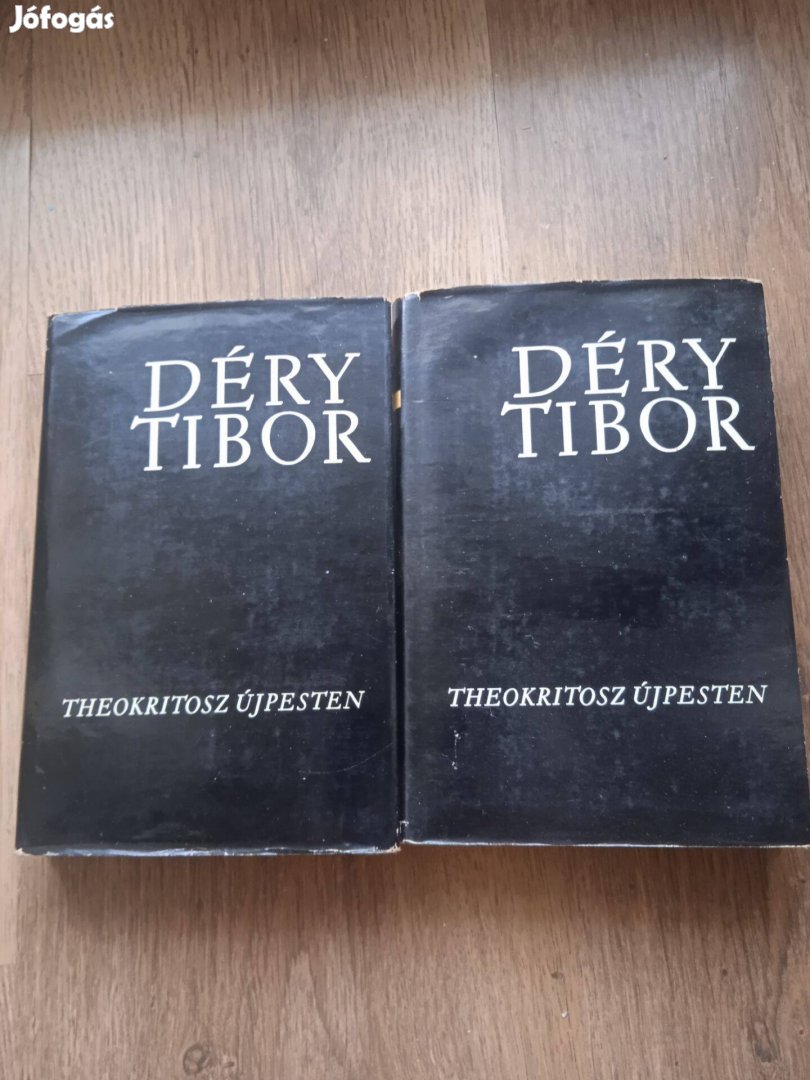 Régi könyv Déry Tibor Theokritosz Újpesten 2 kötet
