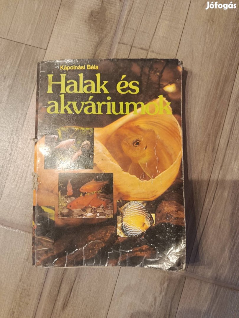 Régi könyv Halak és akváriumok akvarisztika könyv 1988