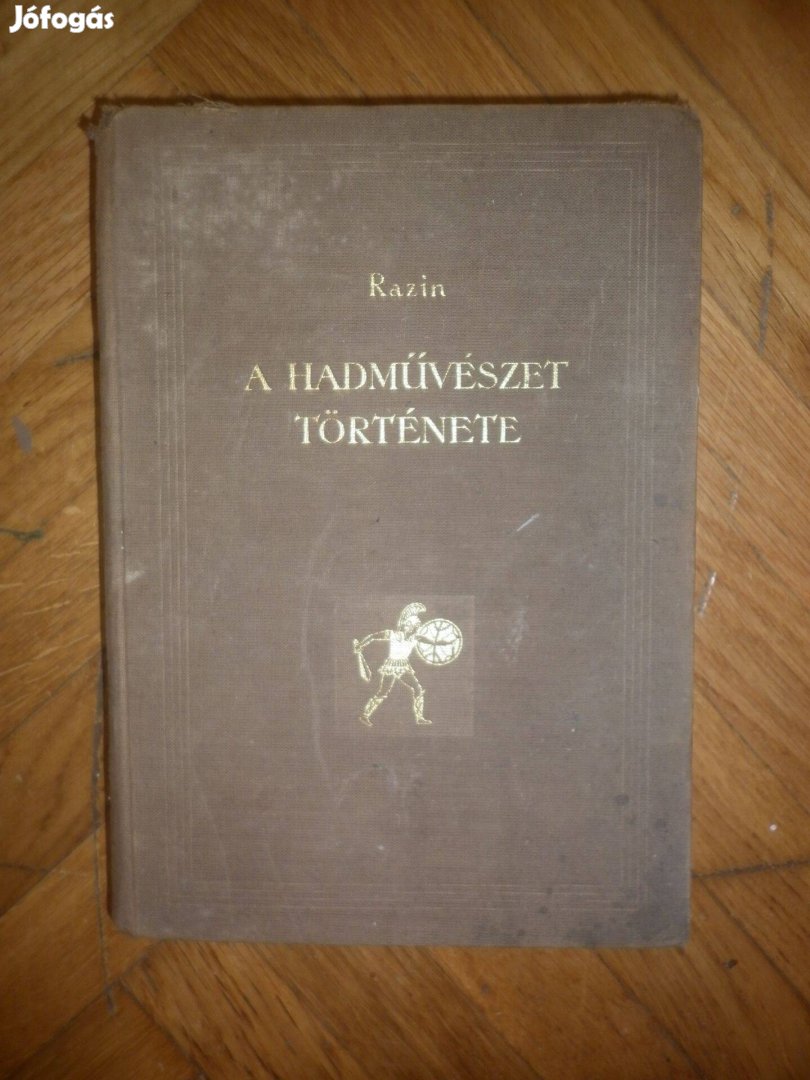 Régi könyv a hadművészet története 1959