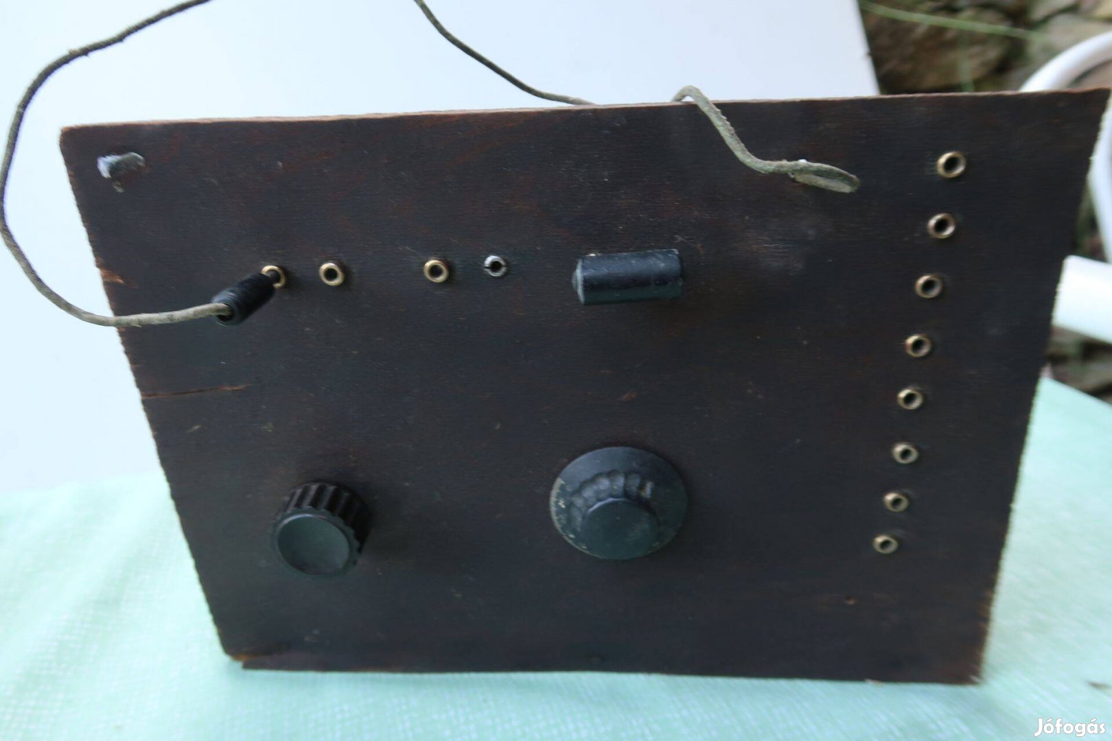 Régi korabeli amatőr detektoros rádió detektorral