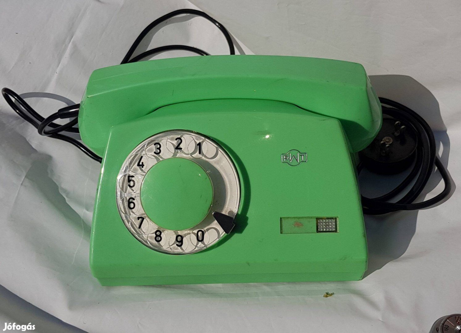 Régi különleges ritka tárcsás telefon régiség