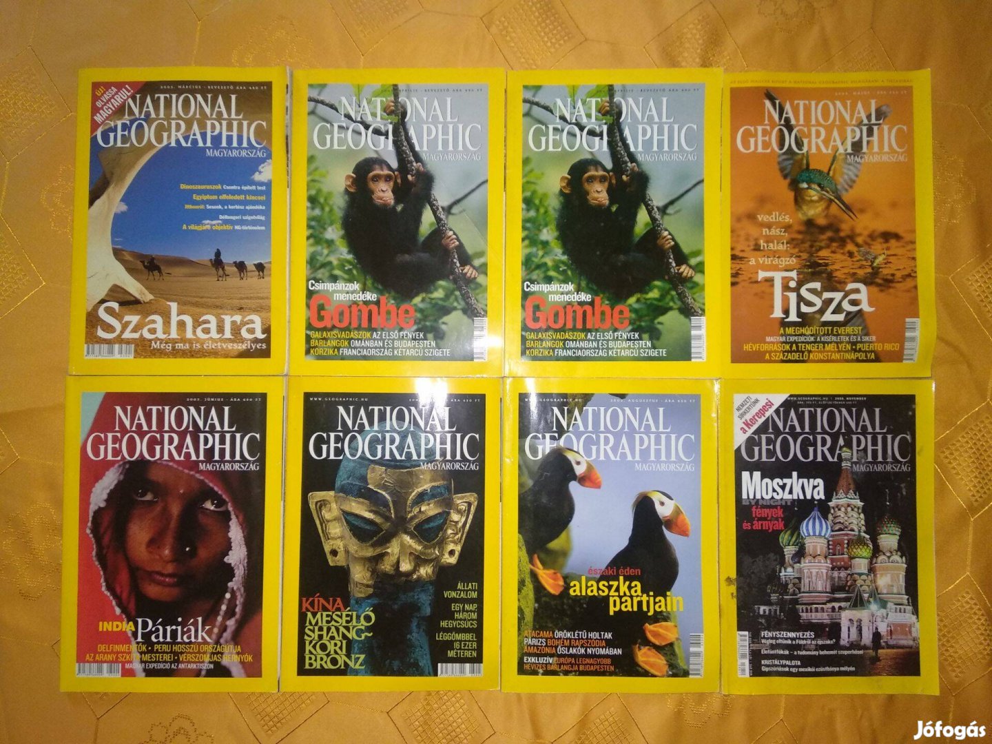 Régi magazinok (National Geographic Univerzum Magyar horgász stb.)