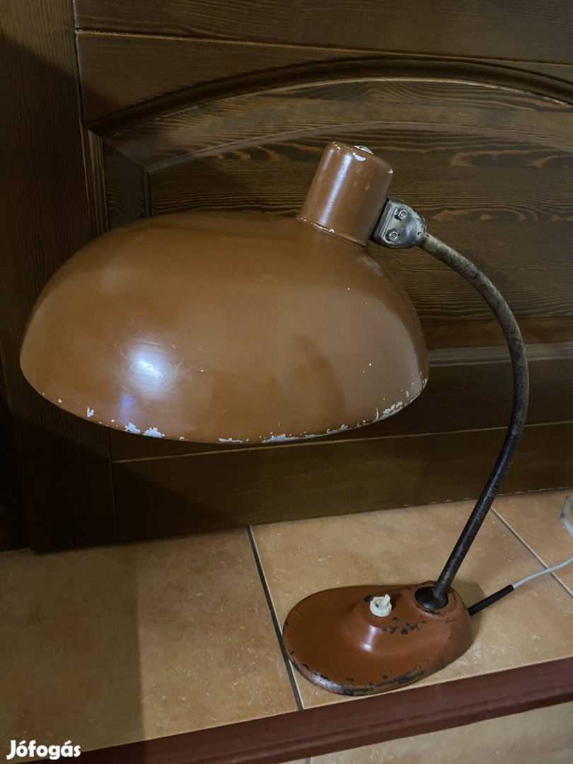 Régi magyar Bauhaus stílusú íróasztal lámpa