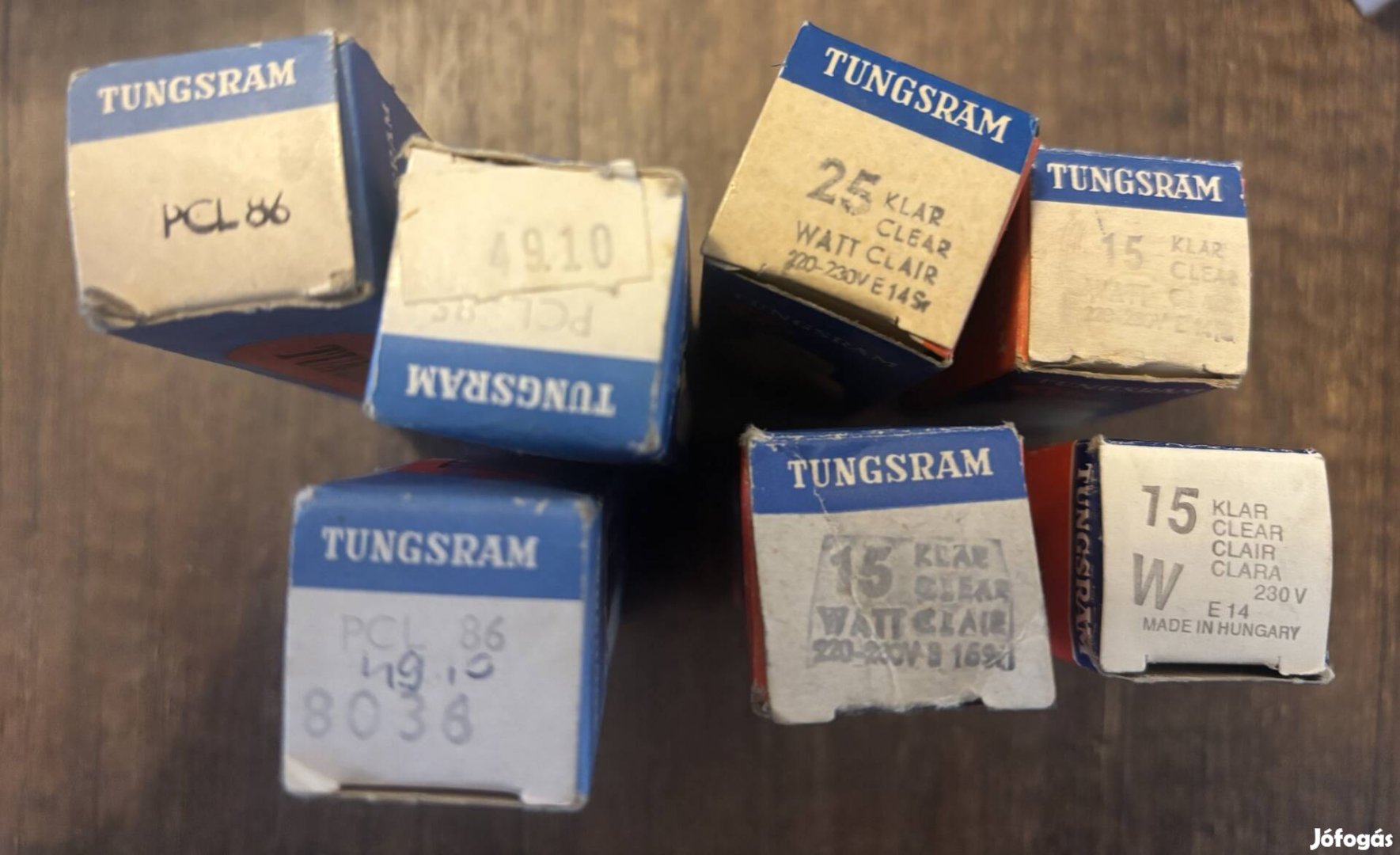 Régi magyar Tungsram égők 