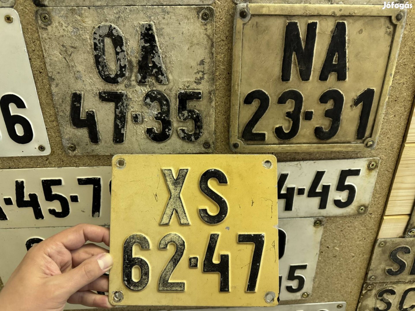 Régi magyar rendszám autó motor traktor Motorkuli Pannonia