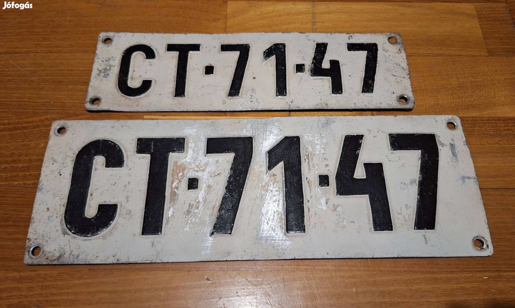 Régi magyar rendszámtábla