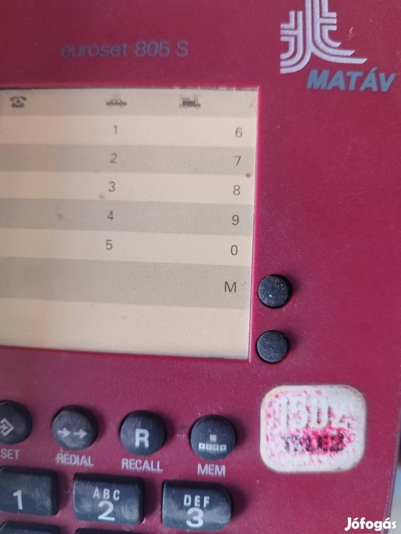 Régi matáv telefon Siemens euroset 805s