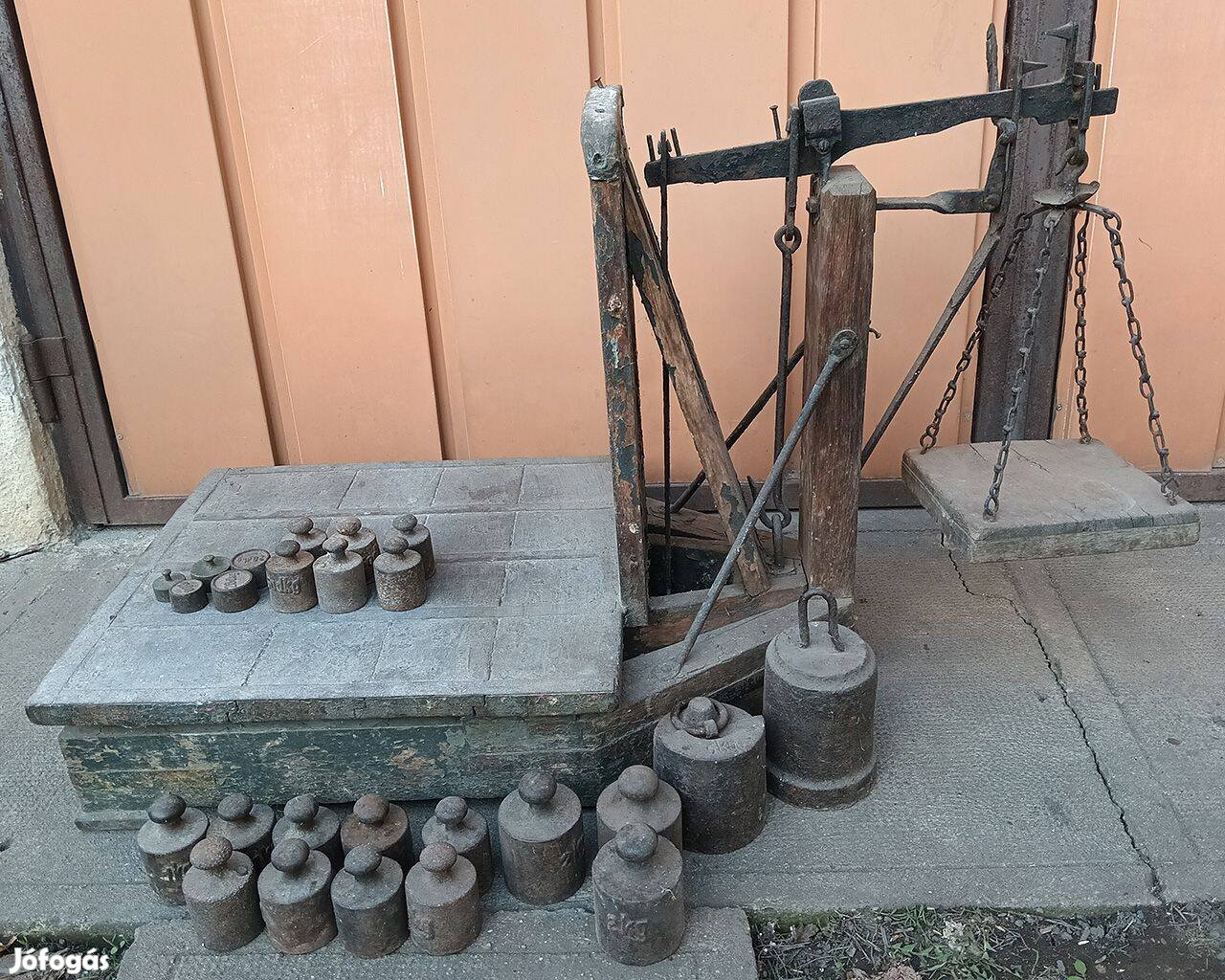 Régi mázsa mérleg eladó